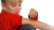 Insulin: Giving an Injection in the Arm Using a Syringe