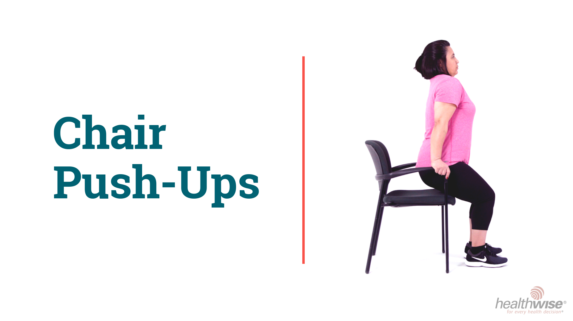 How to Do Chair Push-Ups